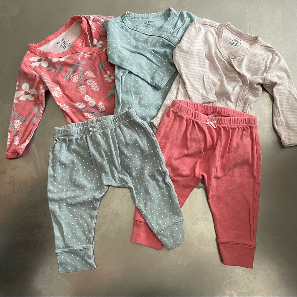 Carters Longsleeve Onesies and Pants